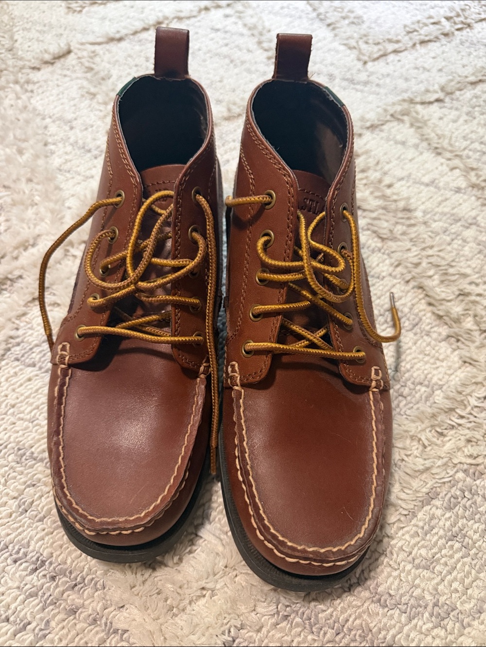EASTLAND Seneca Lace-up Brown Leather Chukka Mens Boots Size 10